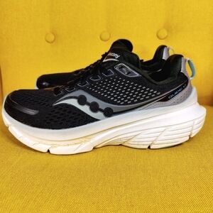 Saucony Guide 17 Saucony Athletic Running Shoes Black White Women's Sneaker Sz 9